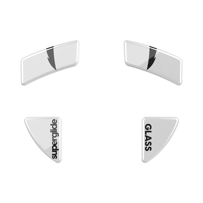 Pulsar Superglide Glass Skates For Razer Viper Ultimate Mouse - White - أكسسوار فأرة